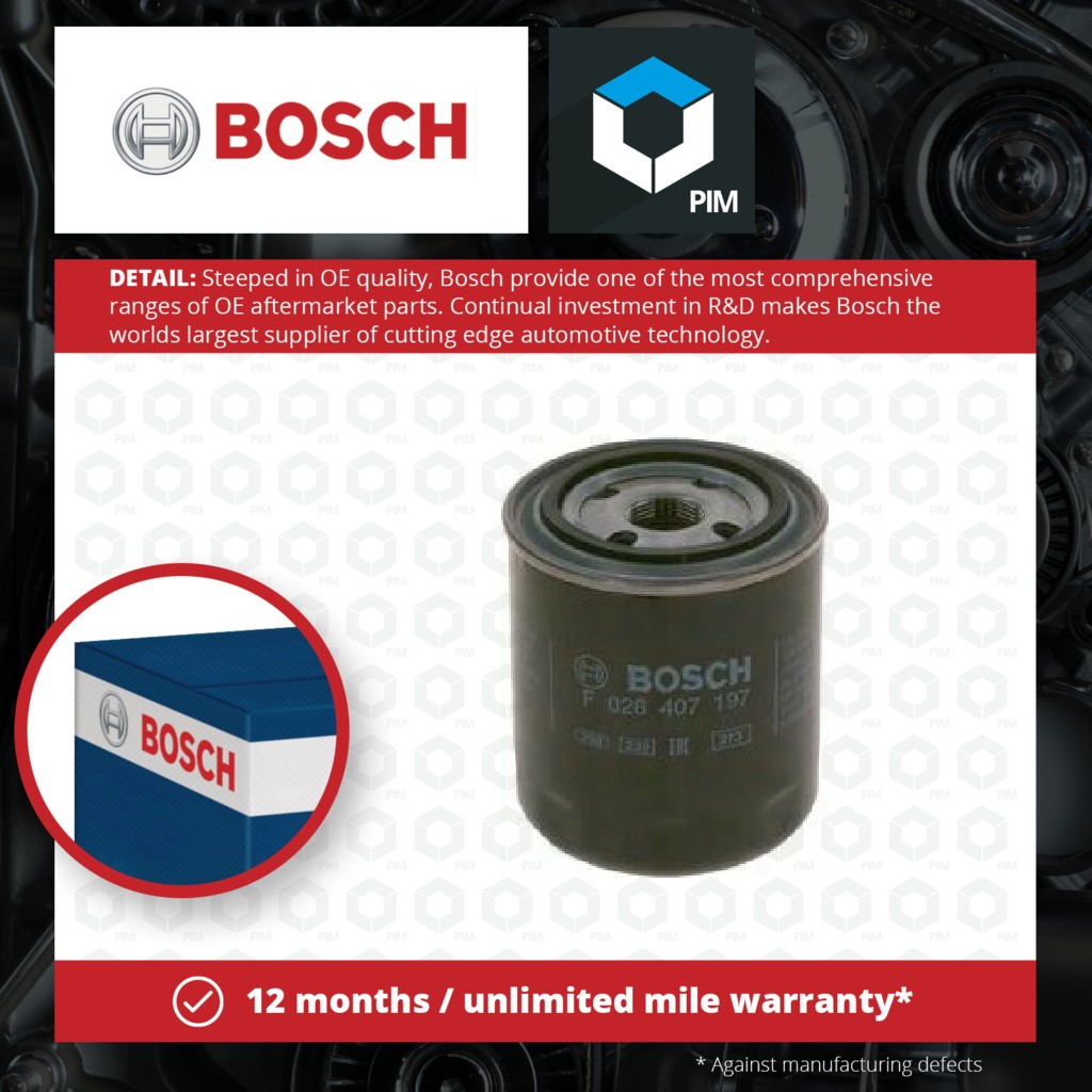 Bosch GearBox Oil Filter F026407197 [PM1417183]
