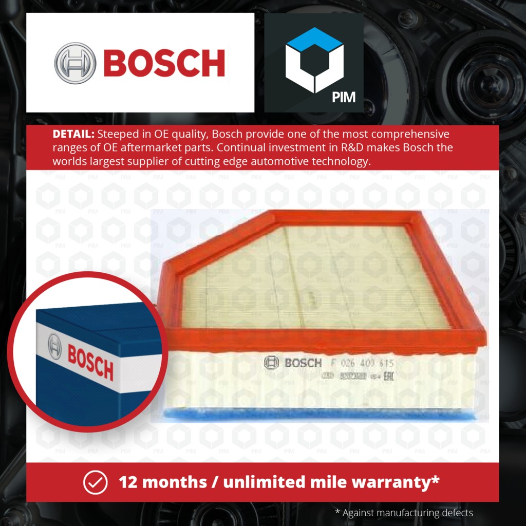 Bosch Air Filter F026400615 [PM1417088]