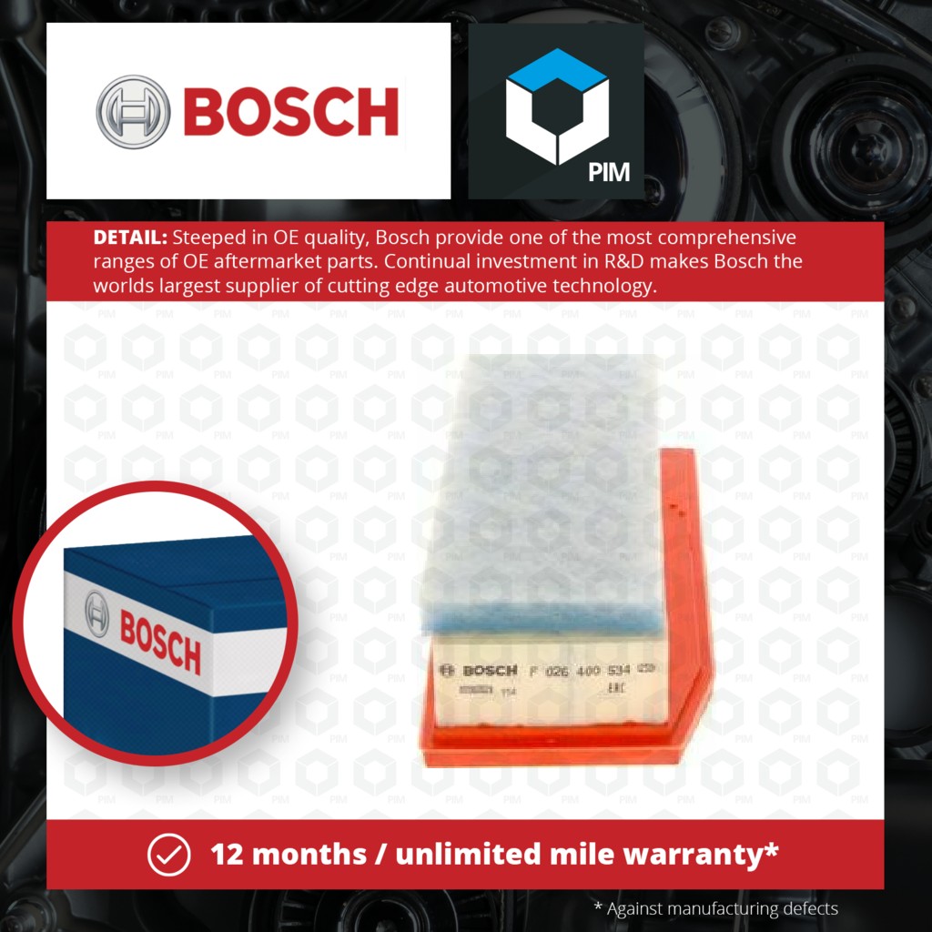Bosch Air Filter F026400534 [PM1417052]