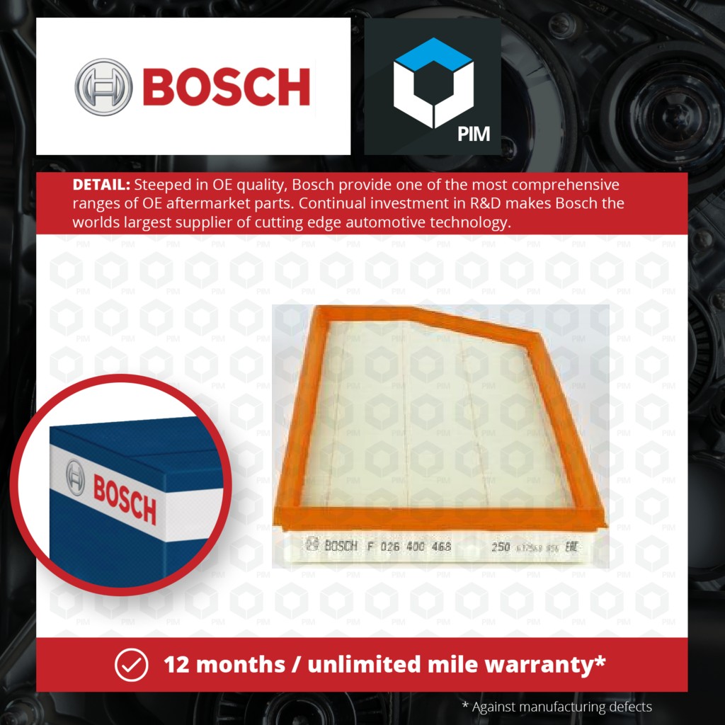 Bosch Air Filter F026400468 [PM1417035]