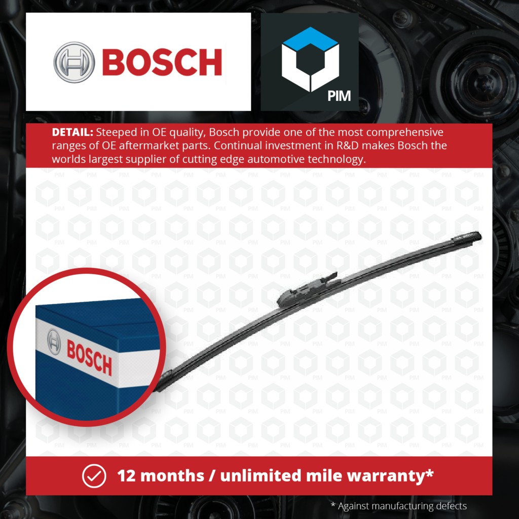 Bosch Rear Wiper Blade A334H 3397016387 [PM1350377]