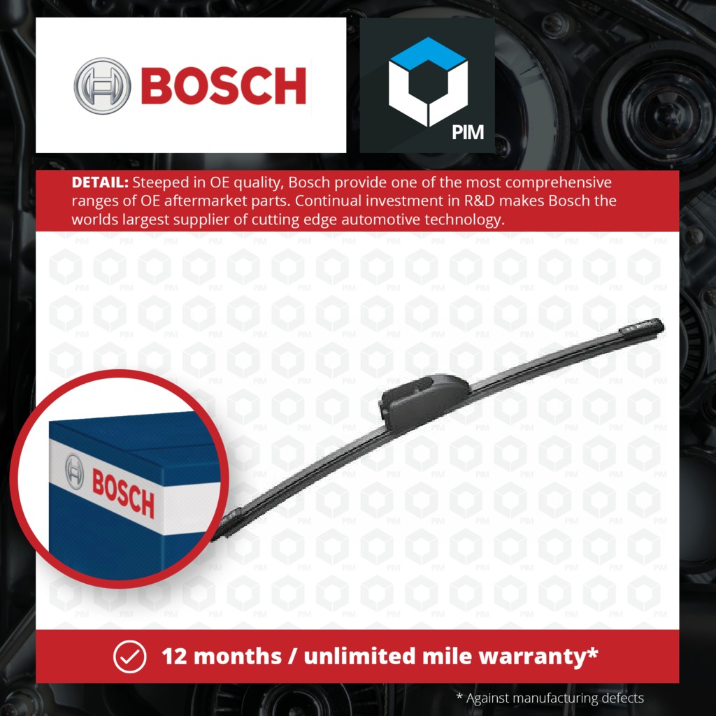 Bosch Rear Wiper Blade A300H 3397016271 [PM1350376]