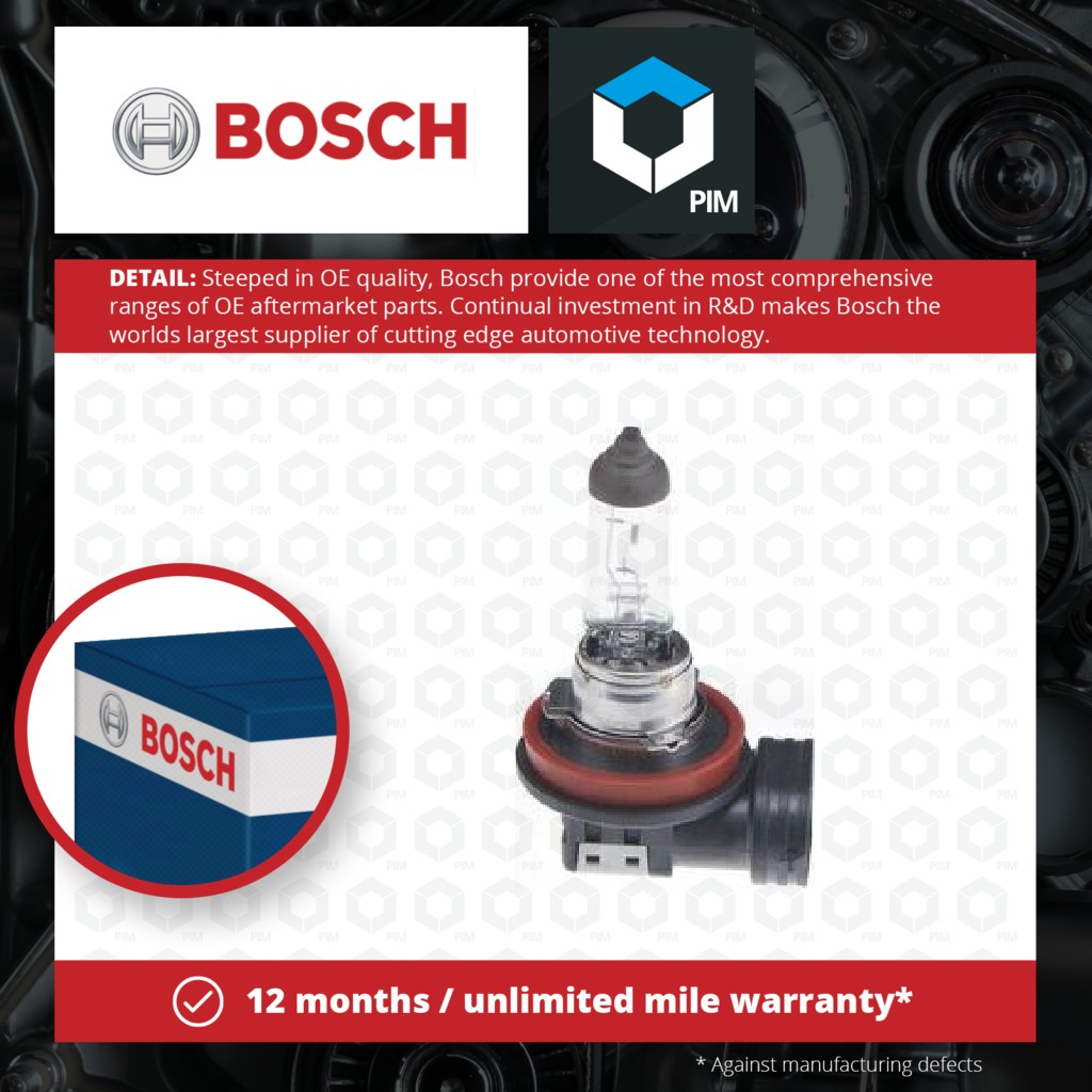 Bosch Pure/Lt 12v 19w H16 1987302089 [PM1335037]