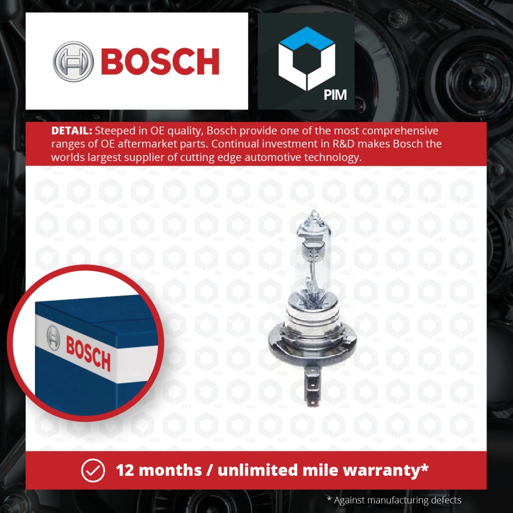 Bosch Pure/Lt 12v 15/55w H15 1987302088 [PM1335036]