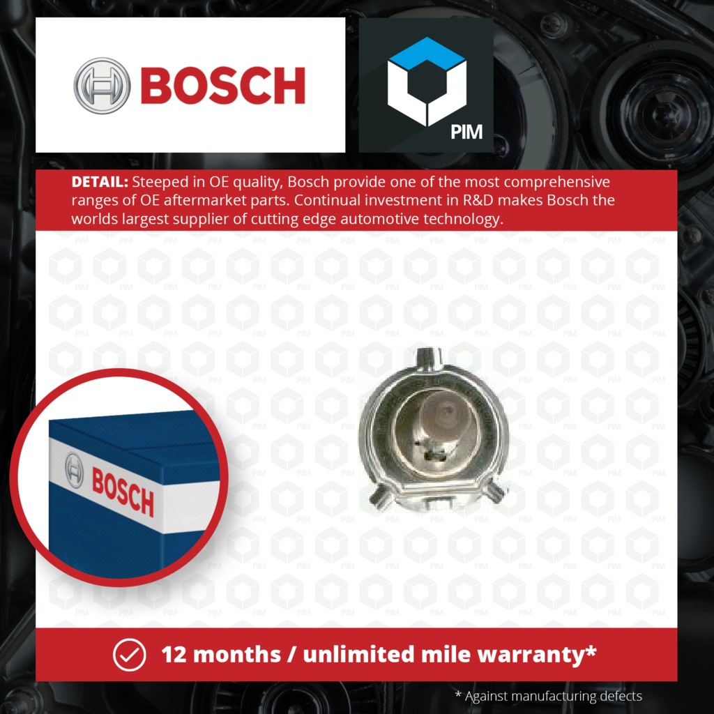 Bosch Headlight Bulb 1987302048 [PM921103]