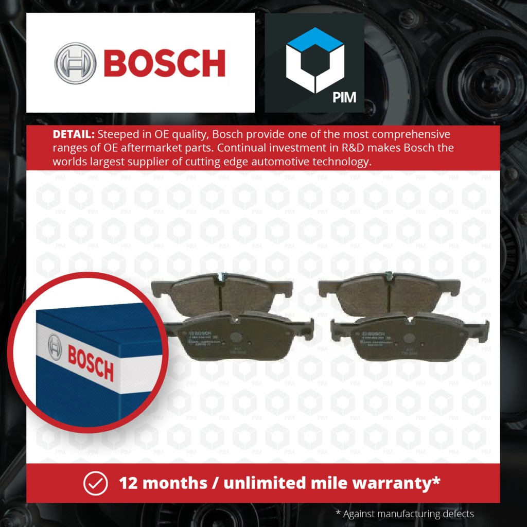 Bosch Brake Pads Set Front 0986494831 [PM1286280]
