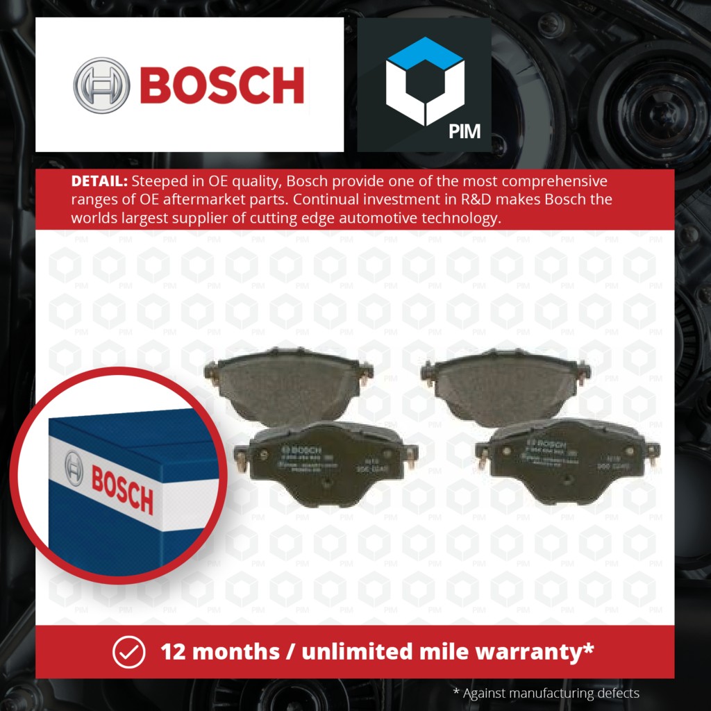 Bosch Brake Pads Set Rear 0986494805 [PM1286257]