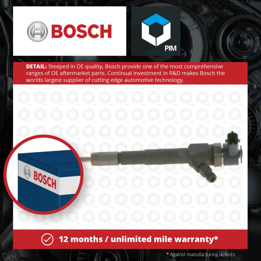Bosch Diesel Fuel Injector 0986435280 [PM1283963]