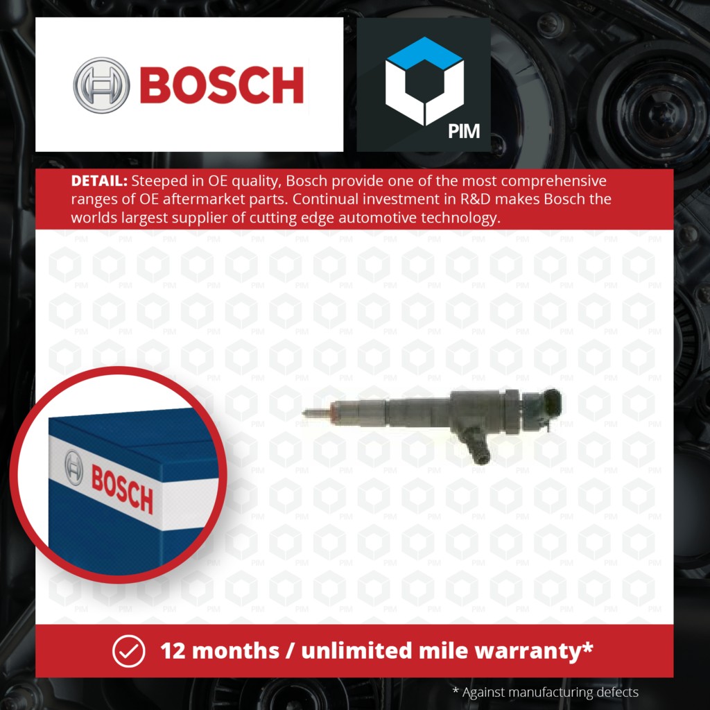 Bosch Diesel Fuel Injector 0986435203 [PM877577]