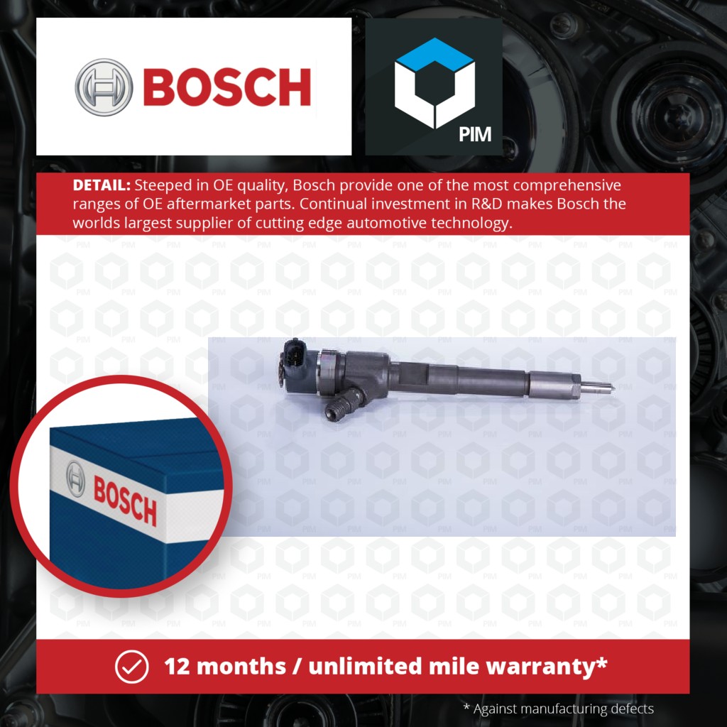 Bosch Diesel Fuel Injector 0986435249 [PM1283947]
