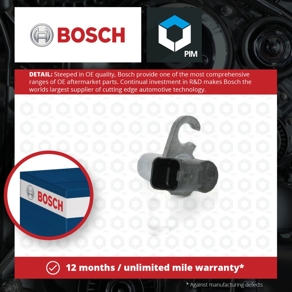 Bosch RPM / Crankshaft Sensor 0986280440 [PM1283106]