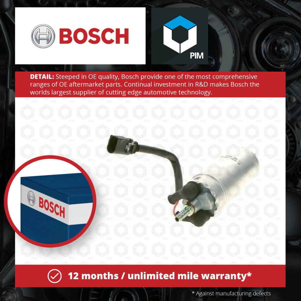 Bosch Fuel Pump In Line 0580464131 [PM1281583]