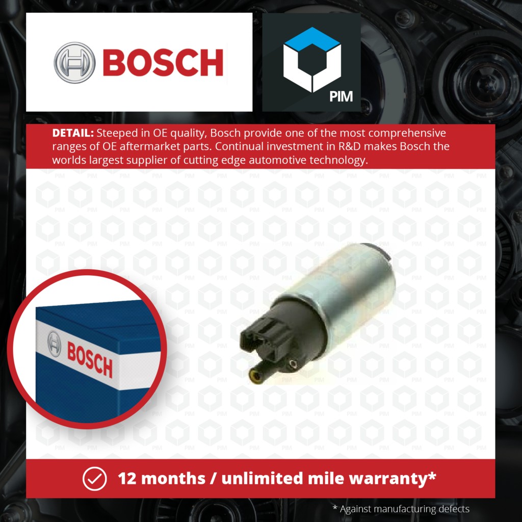 Bosch Fuel Pump In tank 0580453470 [PM405464]