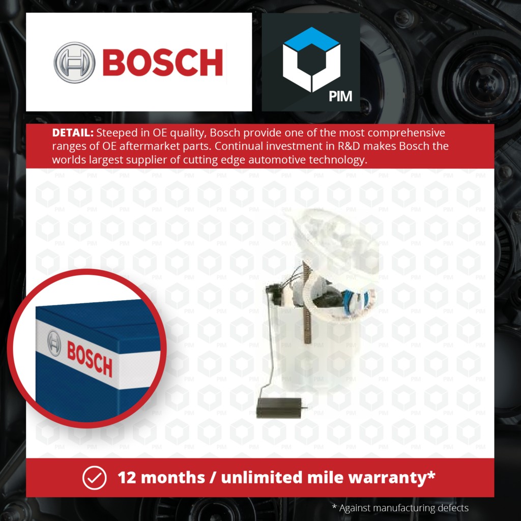 Bosch Fuel Pump In tank 0580200500 [PM1281260]