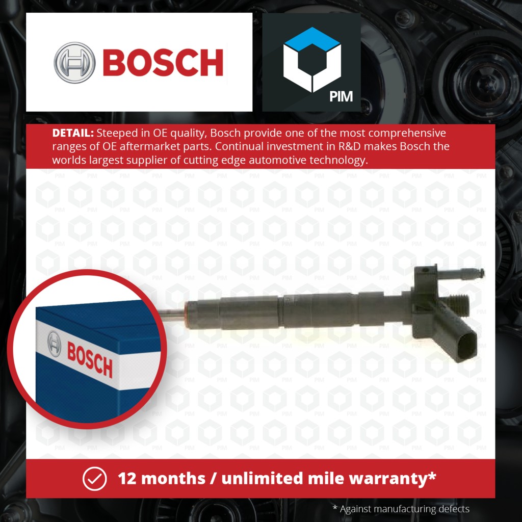 Bosch Diesel Fuel Injector 0445118036 [PM1278769]