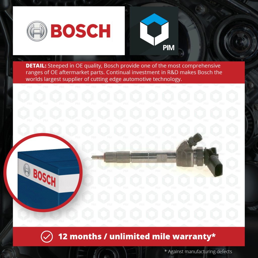 Bosch Diesel Fuel Injector 0445111009 [PM1278697]