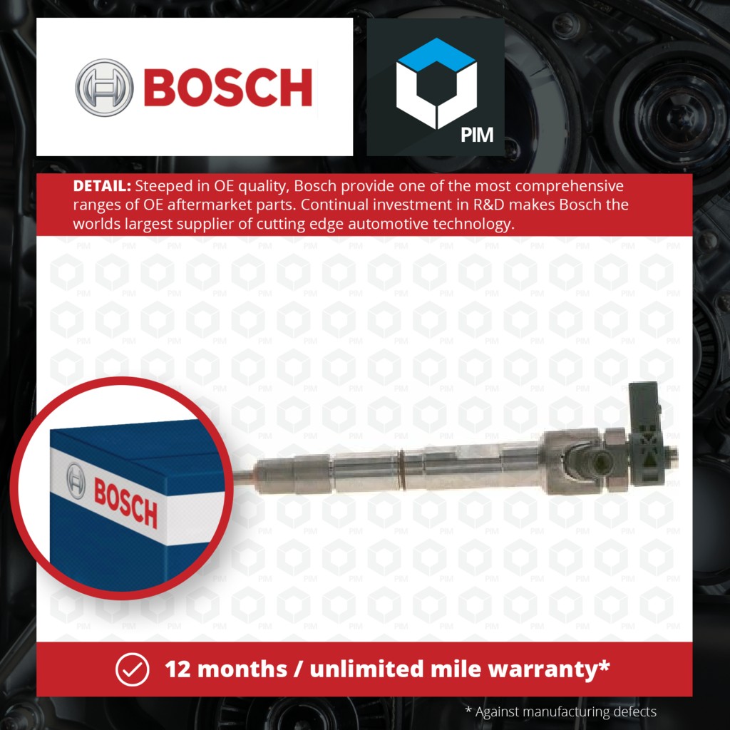 Bosch Diesel Fuel Injector 0986435257 [PM1113082]