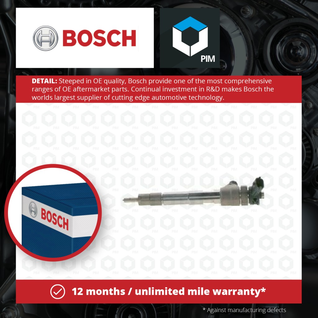 Bosch Diesel Fuel Injector 0445110800 [PM1278661]