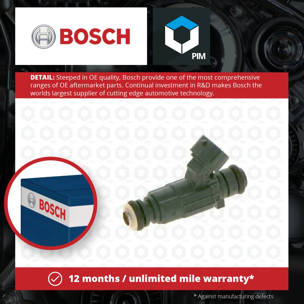 Bosch Petrol Fuel Injector 0280157175 [PM1264306]