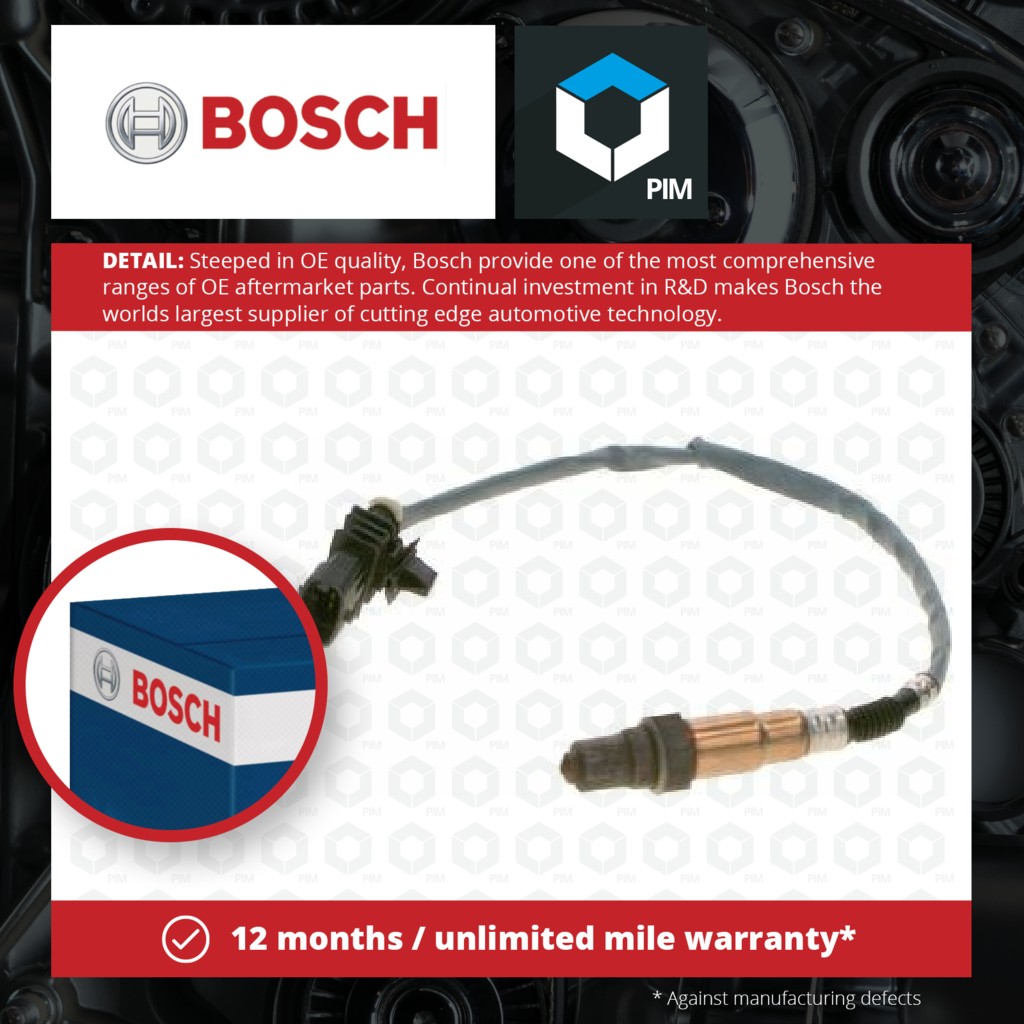 Bosch Lambda Sensor Pre Cat 0258986752 [PM1261421]