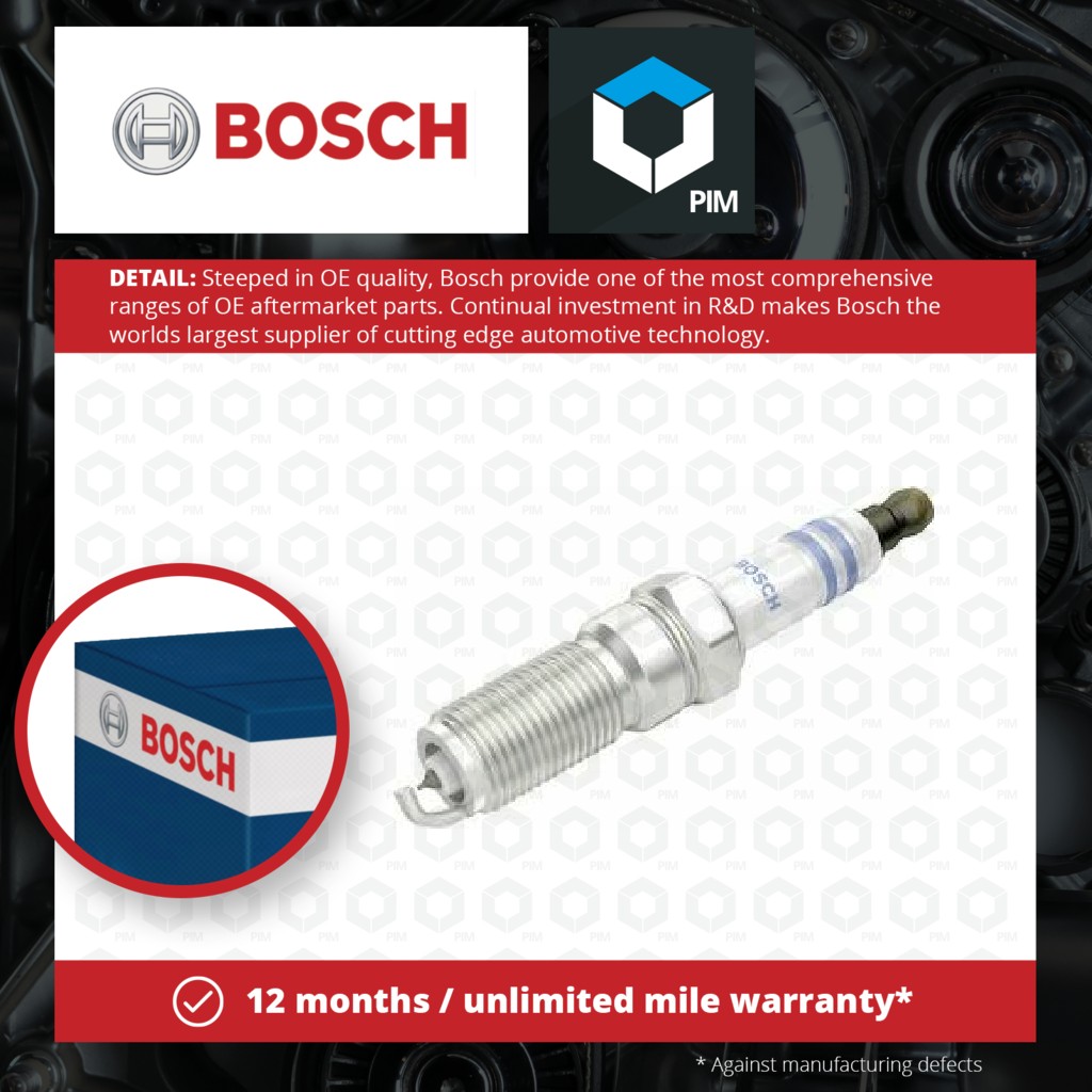 Bosch Spark Plugs Set 4x 0242236675 [PM1260348]
