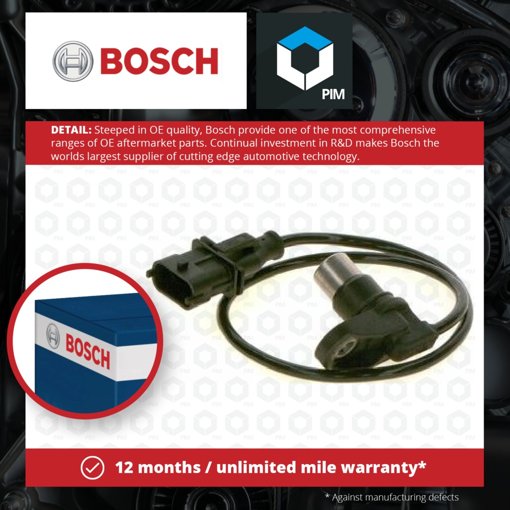 Bosch Camshaft Position Sensor 0232103026 [PM1259688]
