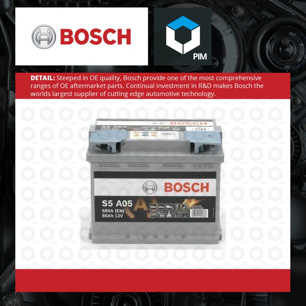 Bosch AGM Car Battery 0092S5A050 [PM1252832]