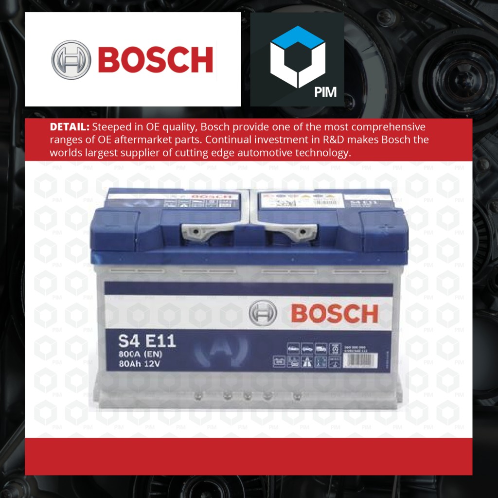 Bosch EFB Car Battery 0092S4E111 [PM1252512]