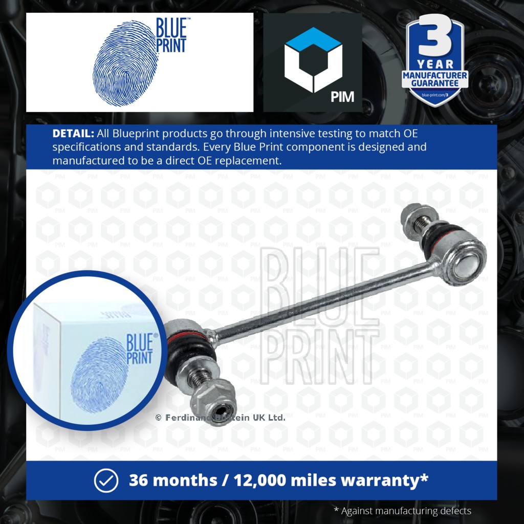 Blue Print Anti Roll Bar Link Front Left or Right ADJ138528 [PM1208202]
