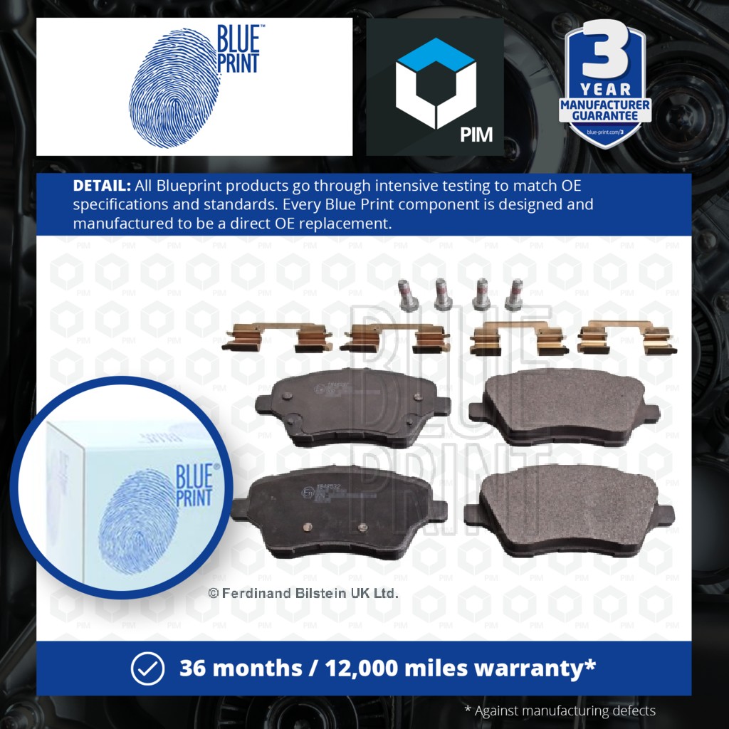 Blue Print Brake Pads Set Front ADF124207 [PM1208050]