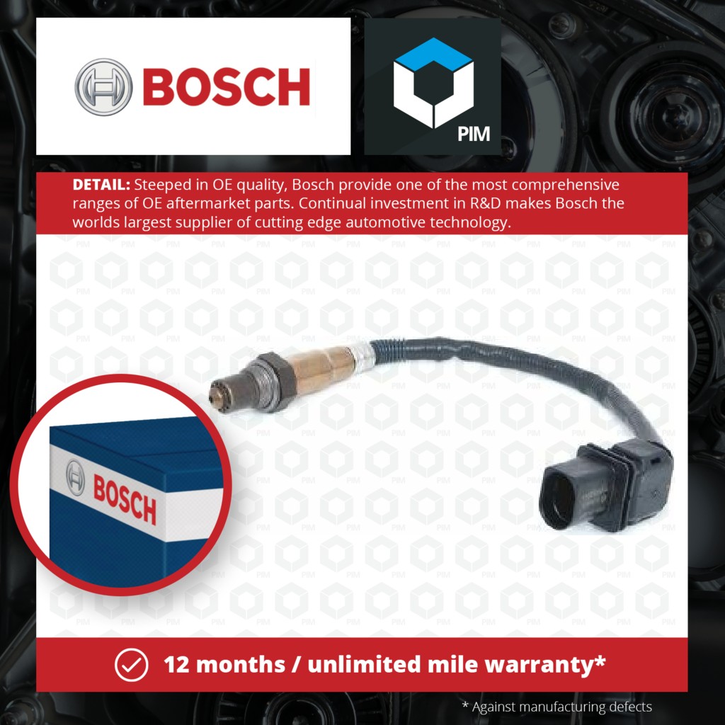 Bosch Lambda Sensor Pre Cat 0281004568 [PM1206585]