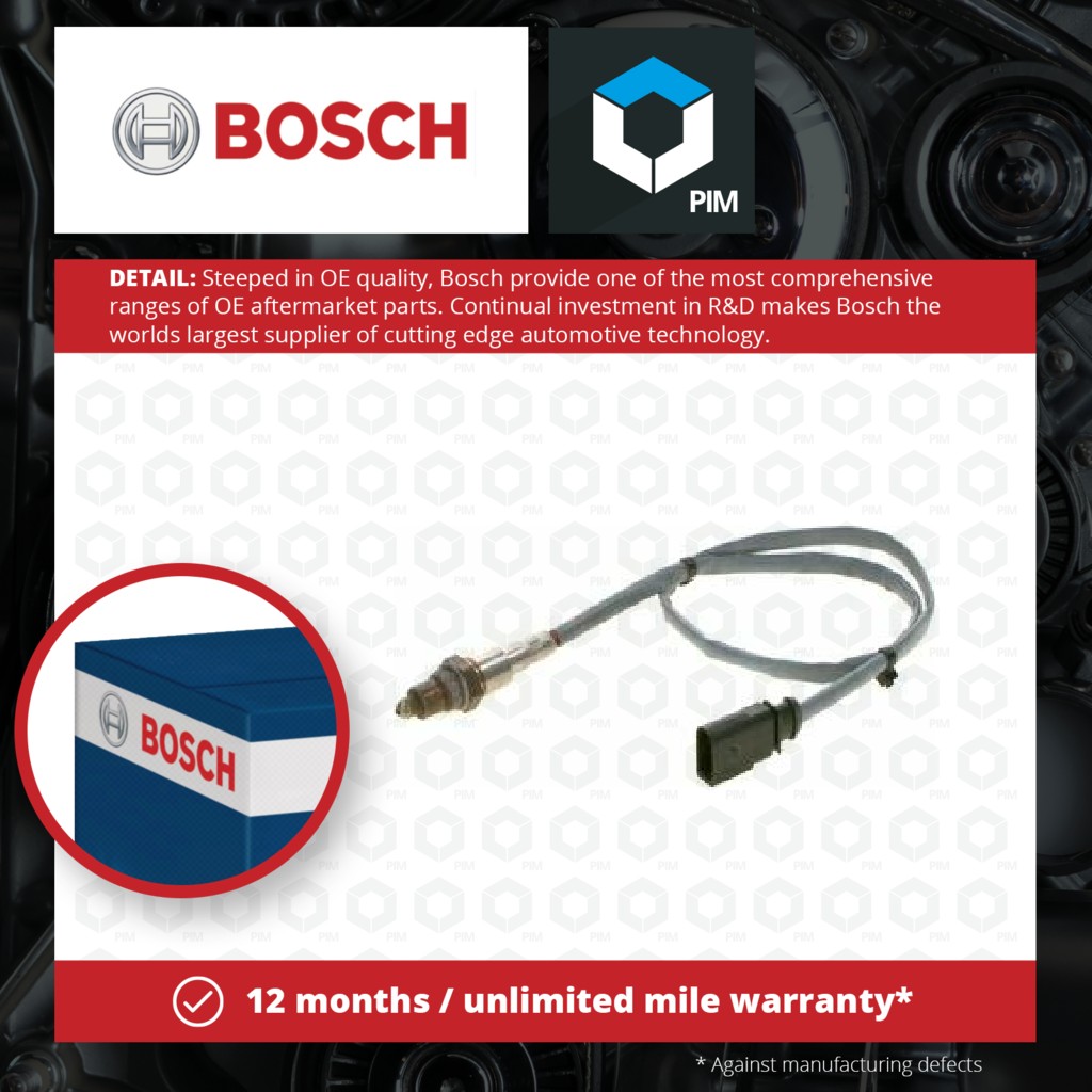 Bosch Lambda Sensor Post Cat 0258030096 [PM1206569]