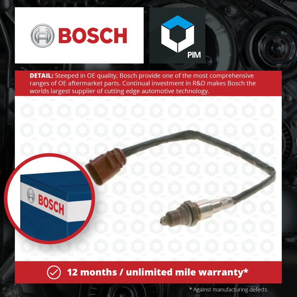 Bosch Lambda Sensor Pre Cat 0258030127 [PM1203795]