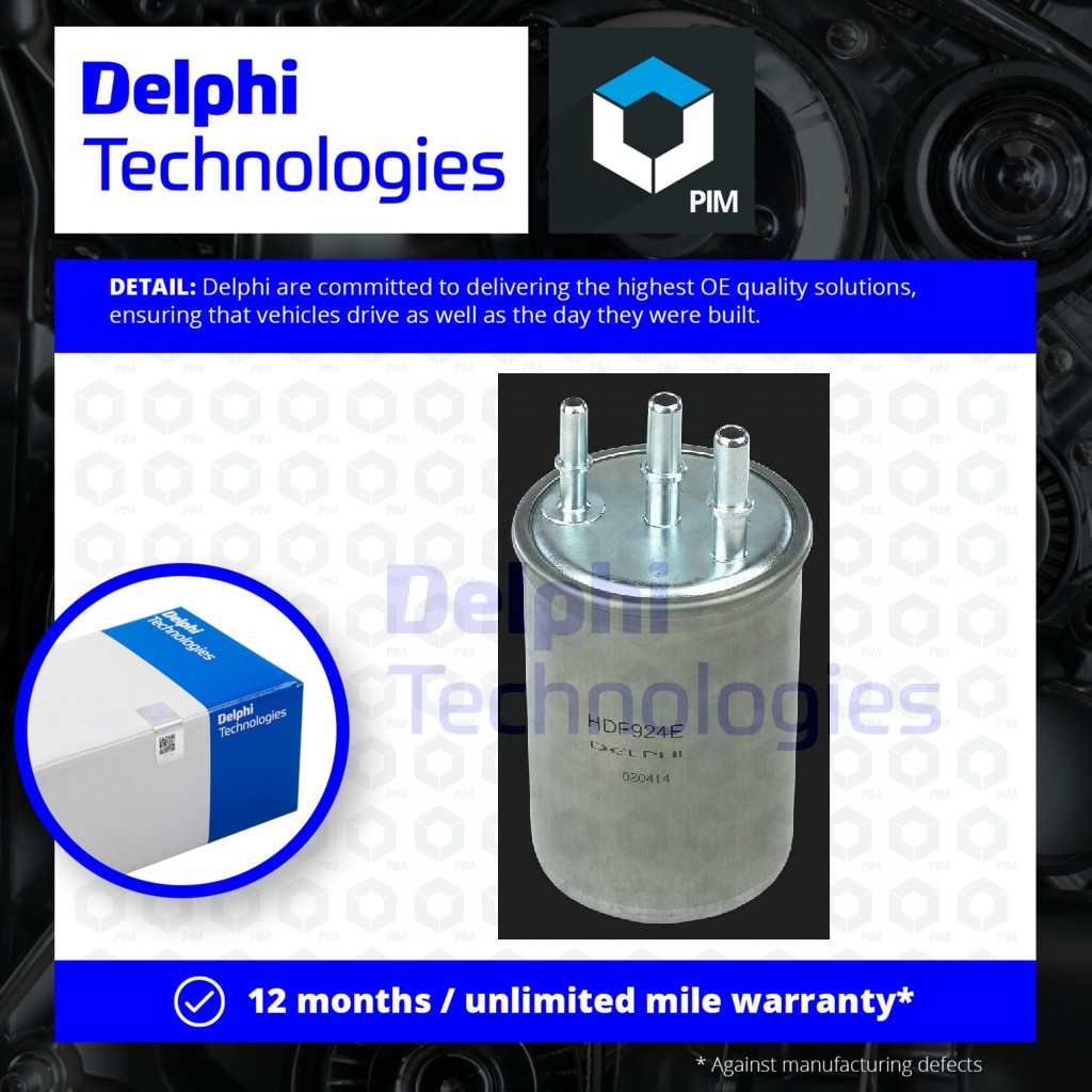 Delphi Fuel Filter HDF924E [PM1202965]