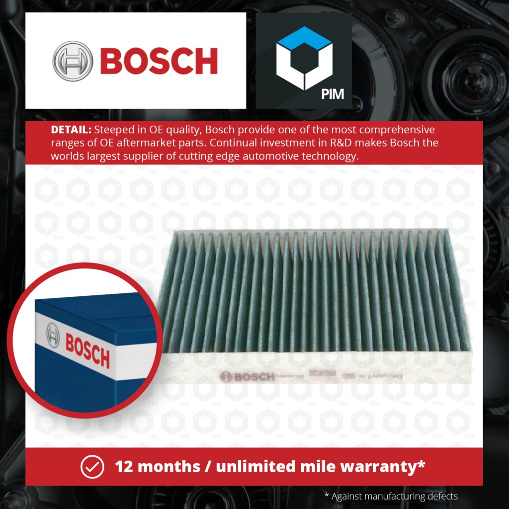 Bosch Pollen / Cabin Filter 0986628536 [PM1202948]
