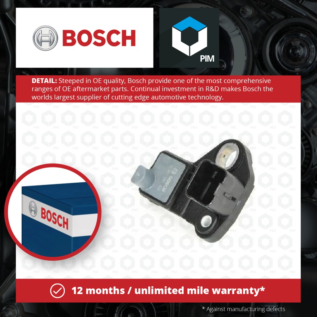 Bosch RPM / Crankshaft Sensor 0986280438 [PM1202762]
