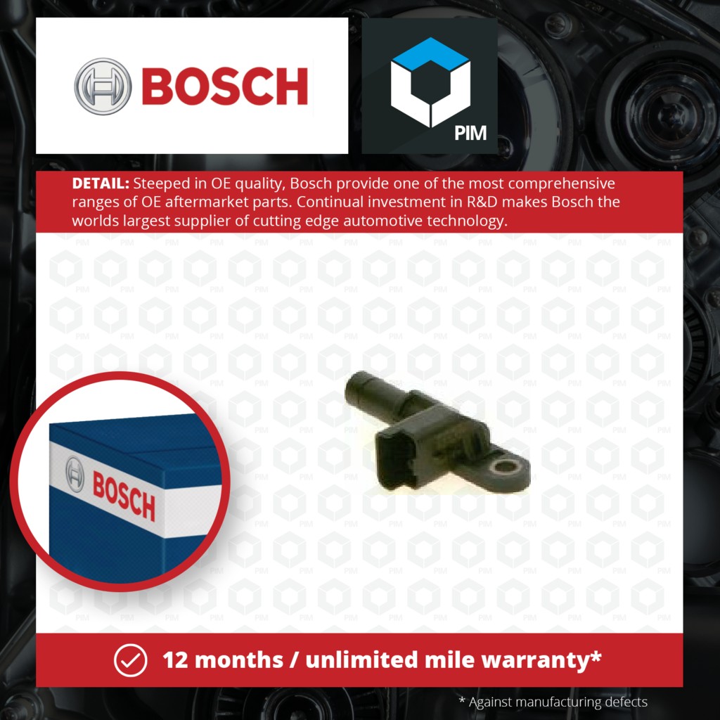 Bosch Camshaft Position Sensor 0232103124 [PM1202753]