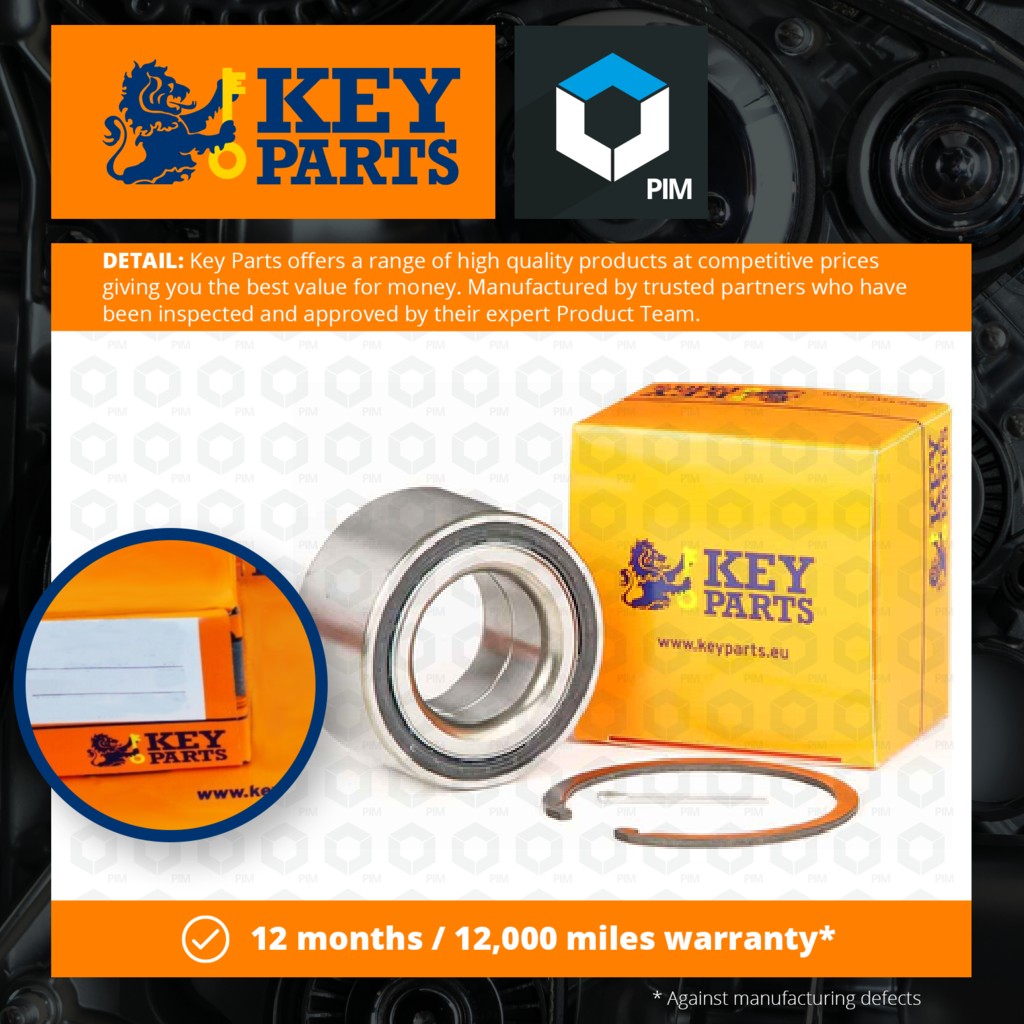 Key Parts Wheel Bearing Kit Front KWB1181 [PM1190722]
