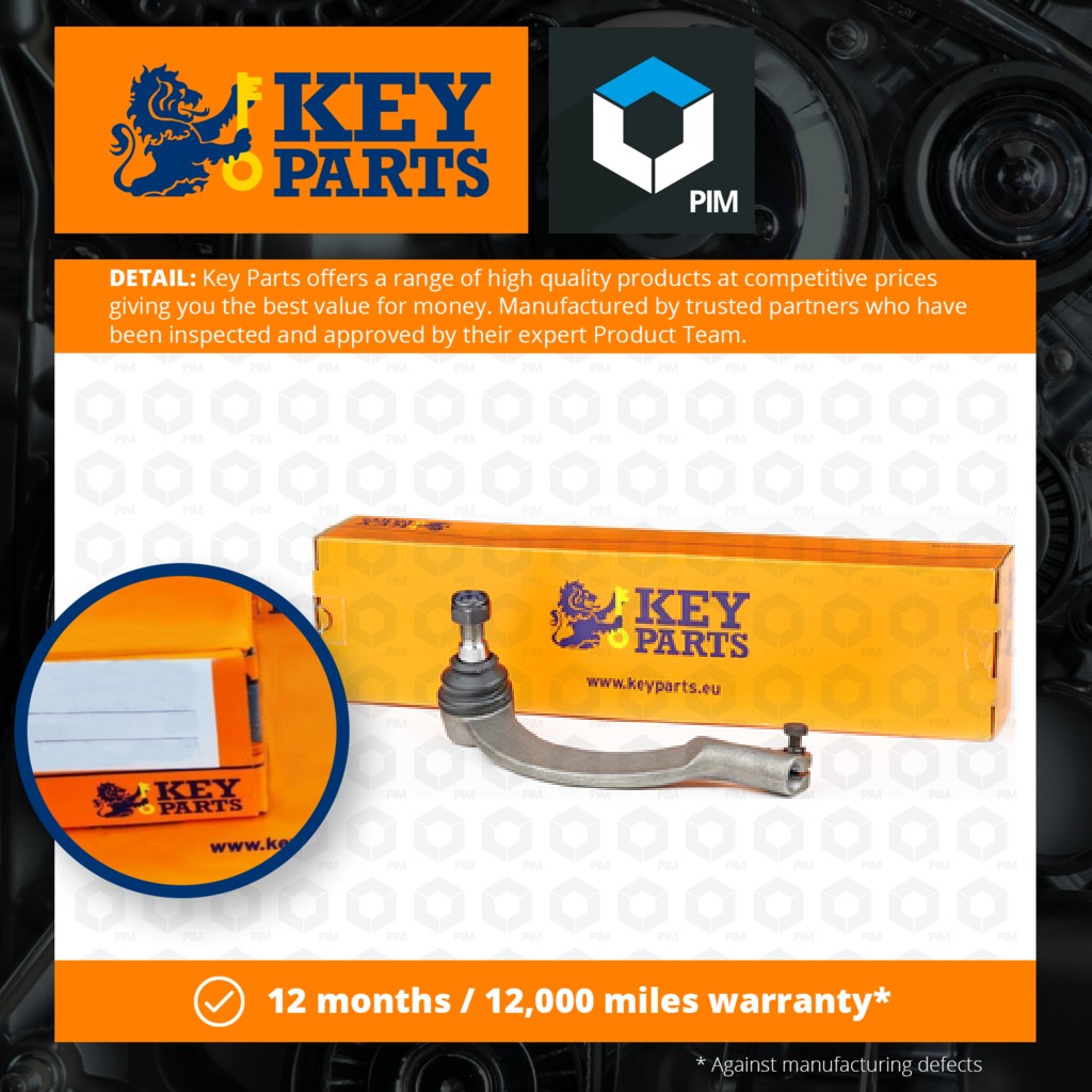 Key Parts Tie / Track Rod End KTR4934 [PM1190562]