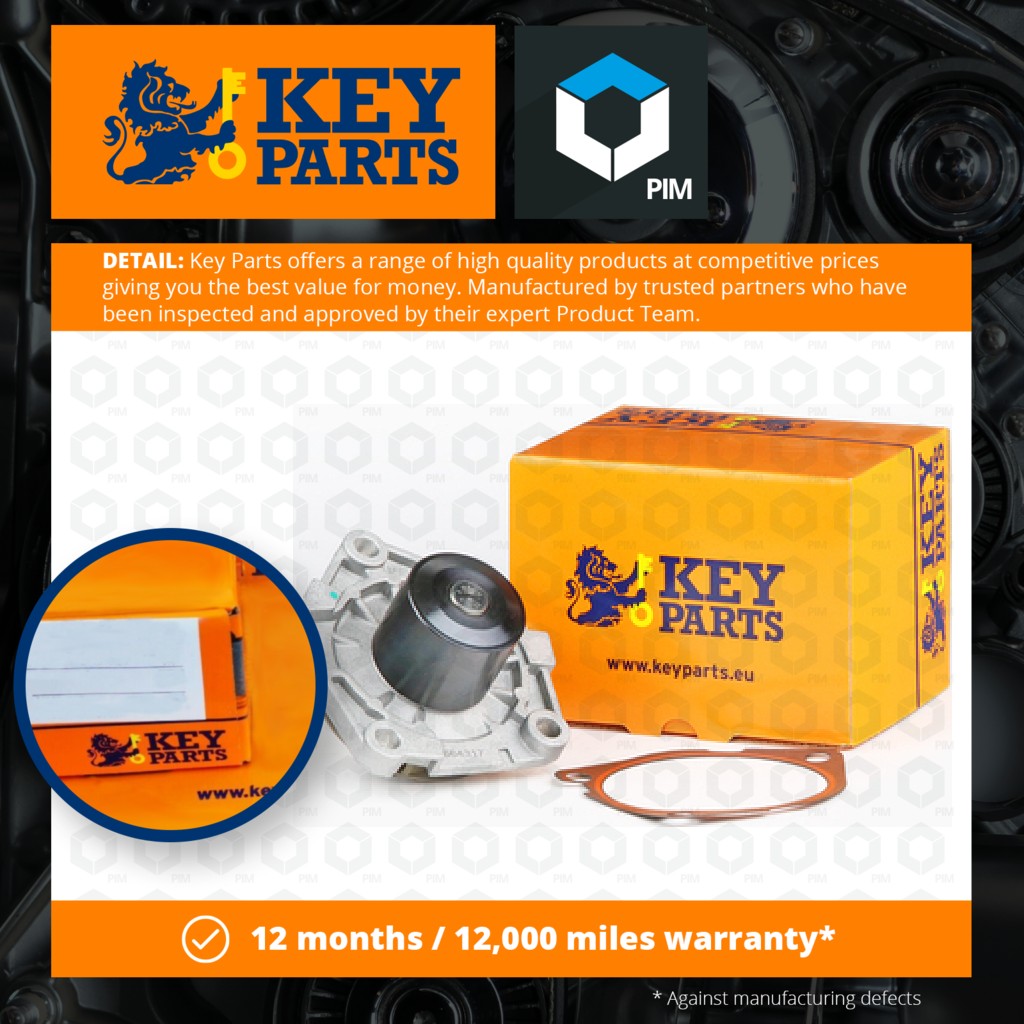 Key Parts Water Pump KCP2293 [PM1190377]