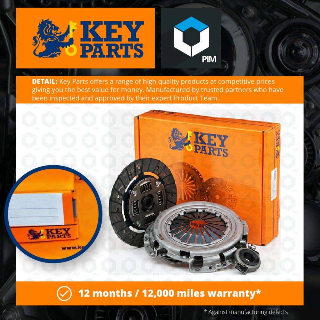 Key Parts Clutch Kit 3pc (Cover+Plate+Releaser) KC6399 [PM1190106]