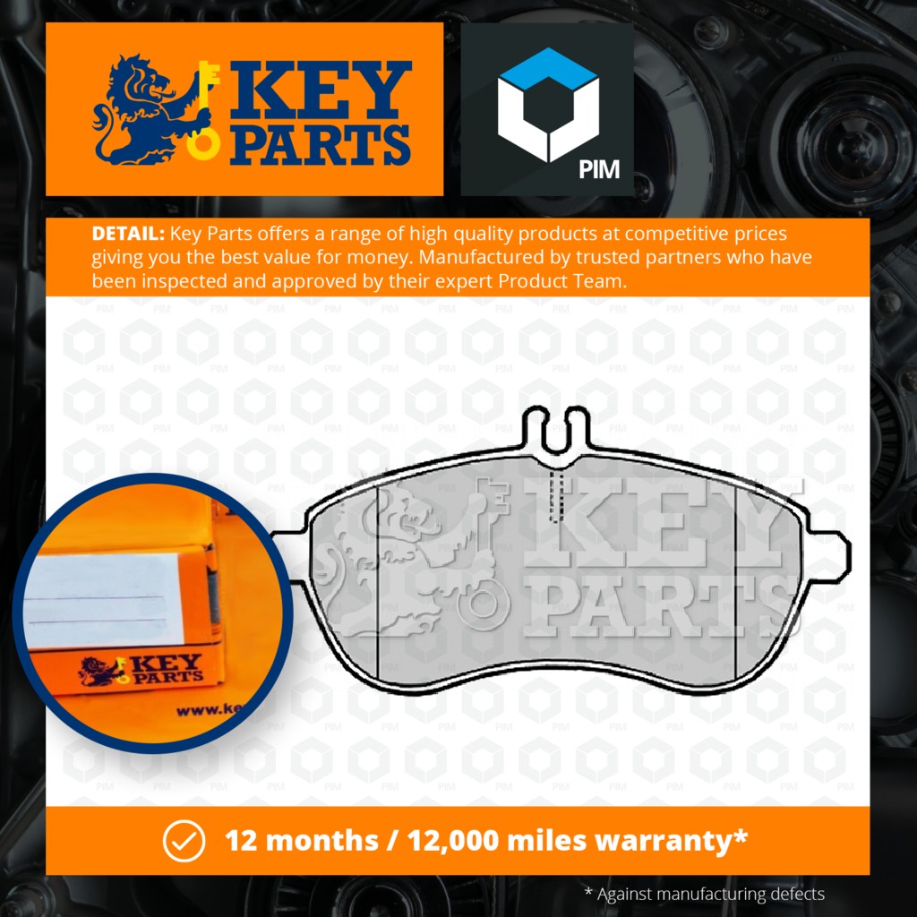 Key Parts Brake Pads Set Front KBP2008 [PM1189992]