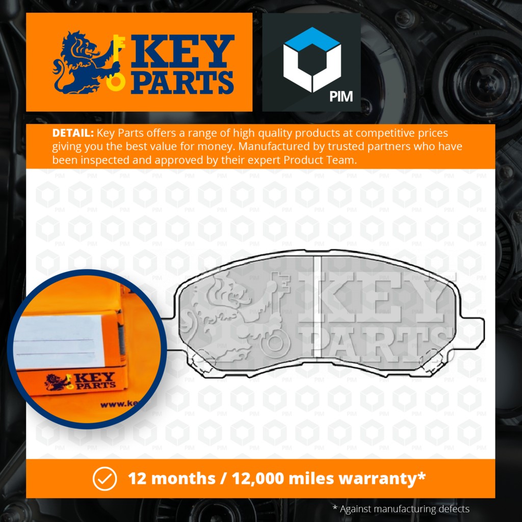 Key Parts Brake Pads Set KBP1831 [PM1189917]