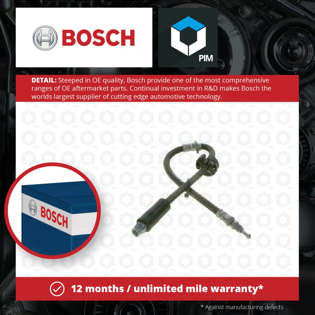 Bosch Brake Hose Front 1987481395 [PM1127429]