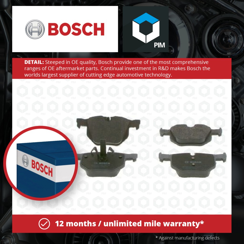 Bosch Brake Pads Set Rear 0986494540 [PM1116132]