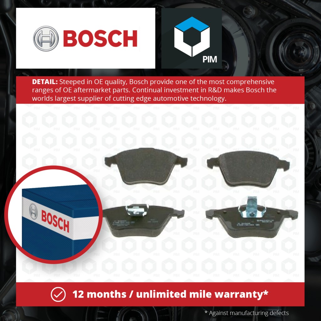 Bosch Brake Pads Set Front 0986494492 [PM1116098]