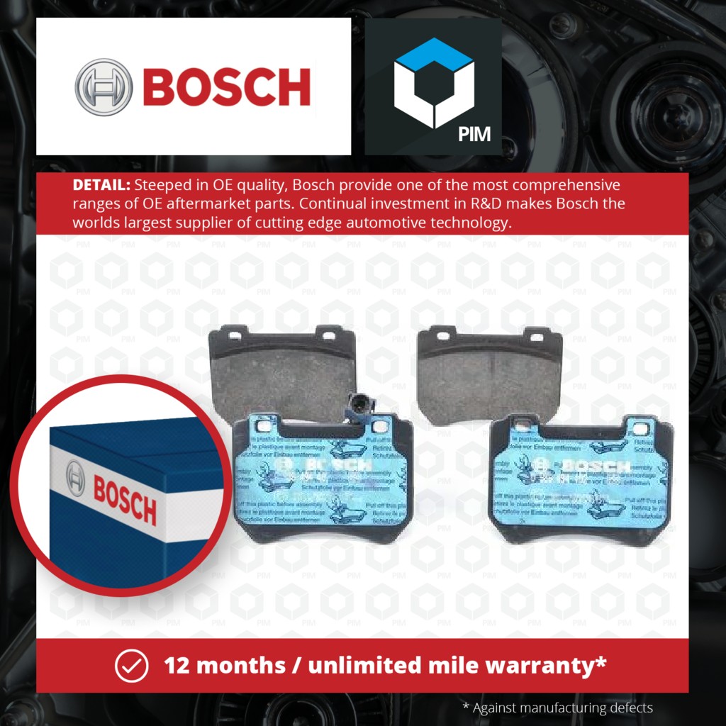 Bosch Brake Pads Set Front 0986494402 [PM1116060]