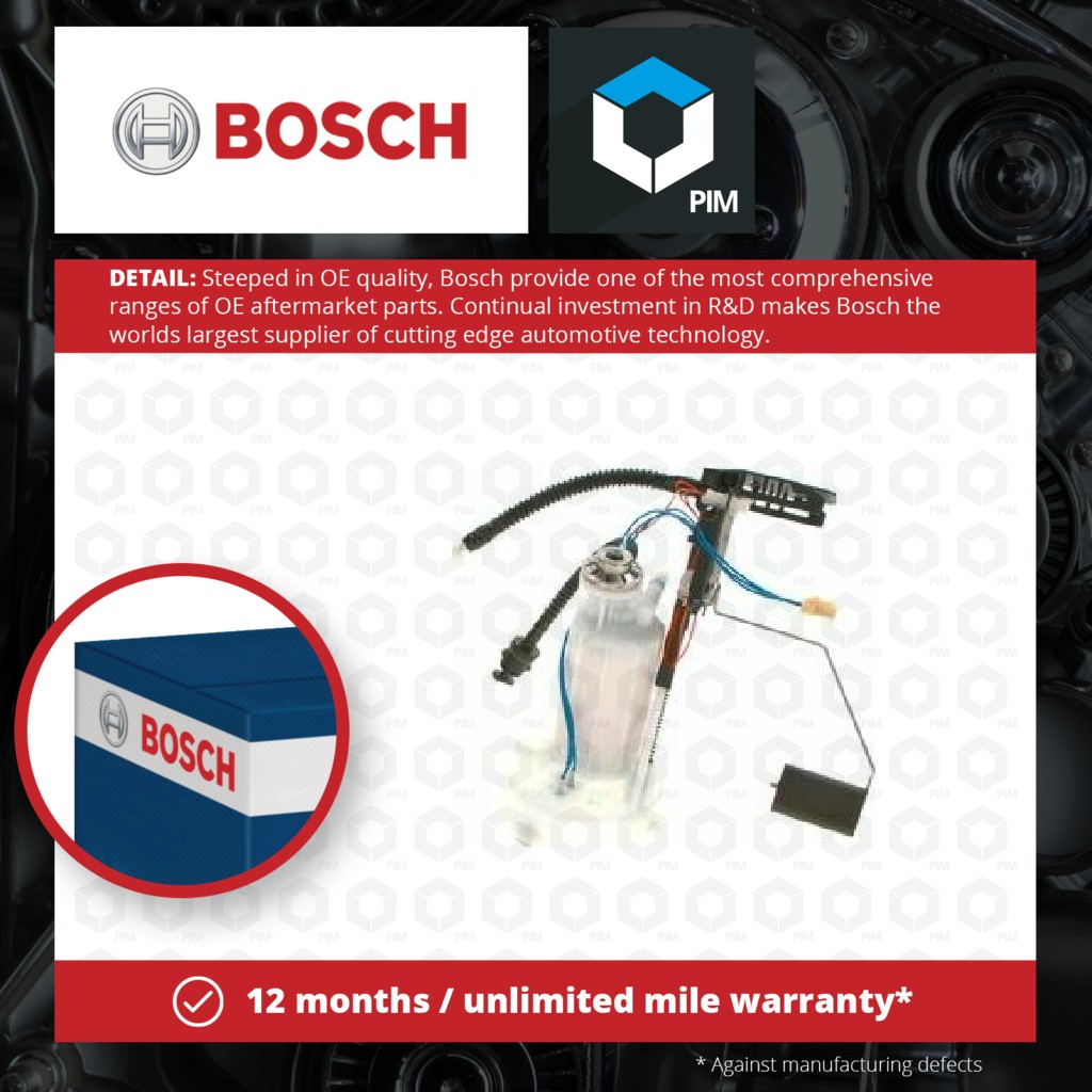 Bosch Fuel Tank Sender Unit 0580314553 [PM1110977]