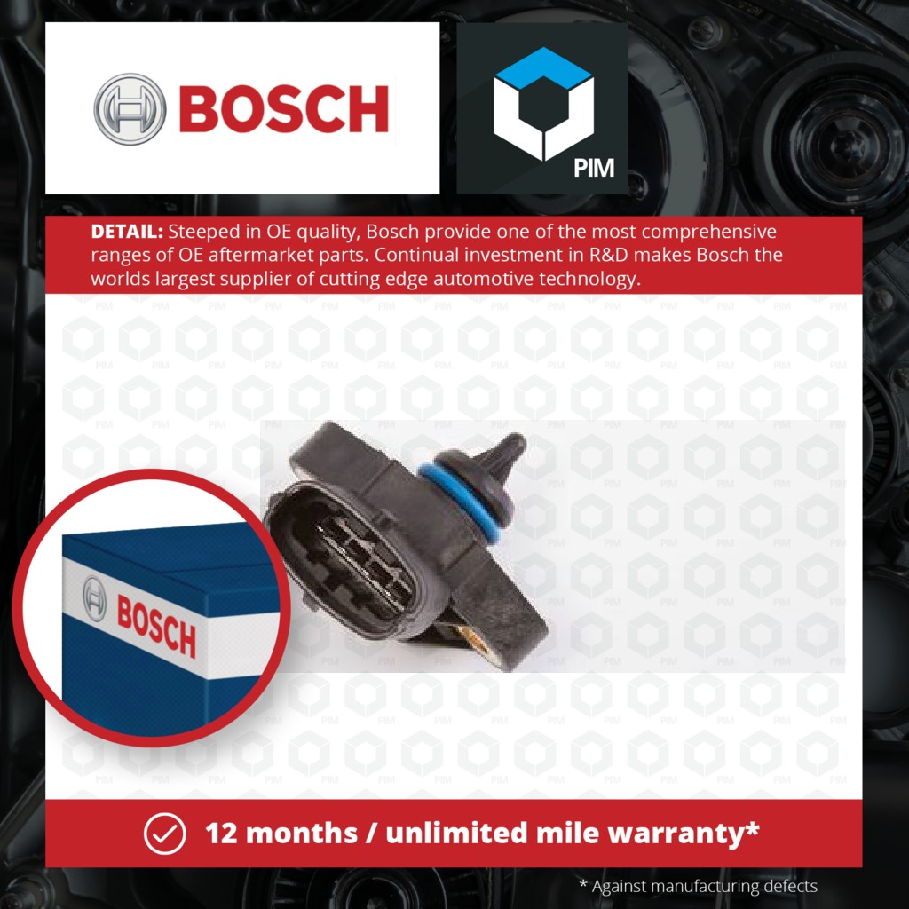 Bosch Oil Pressure Switch 0281006123 [PM1104578]