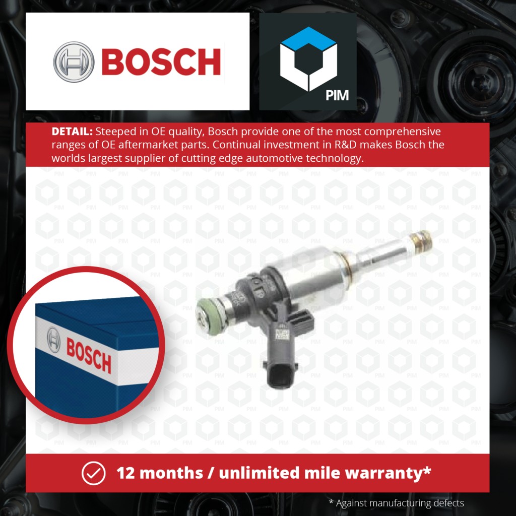 Bosch Petrol Fuel Injector 0261500354 [PM1101932]